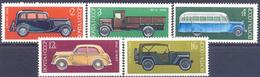 1975. USSR/Russia, Soviet Cars, Issue III, 5v, Mint/** - Unused Stamps