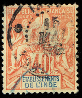 Inde - 1892 - 40c Yv 9 - Used - Oblitérés