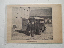 Transport Utilitaire - Camion Tournée à Reims - Alimentation Itinérante Goulet Turpin - Coupure De Presse De 1952 - Camions