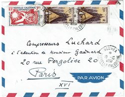 CTN60/3 - NOUVELLE CALEDONIE LETTRE AVION NOUMEA / PARIS 19/10/1959 - Brieven En Documenten