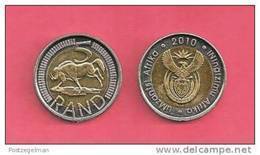 SOUTH AFRICA  2010 Nicely Used 5 Rand Coin Nr. 166C, C1331 - South Africa