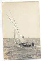CANNES Ou Environs (06) Carte Photo Yacht Voilier Gros Plan - Cannes
