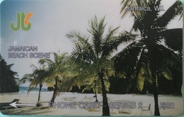 JAMAÏQUE  -  Phonecard  -  Jamaican Beach Scene  -   J $ 20 - Giamaica