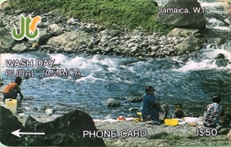 JAMAÏQUE  -  Phonecard  -  Wash Day Rural Jamaica  -  J $ 50 - Jamaica