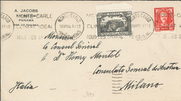 Monte Carlo 1934 (A. Jacobs Panama) - Brief An Generalkonsul Heinrich Montel Mailand - Ideales Klima - Alle Sportarten - Storia Postale