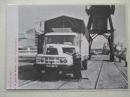 Transport Utilitaire - Port De Rouen -  Camion Baché UNIC  - Coupure De Presse De 1964 - Camions