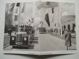 New York World's Fair -   Camion Petit Train Greyhound    - Coupure De Presse De 1939 - LKW