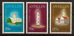 Nederlandse Antillen NVPH Nr 982/984 Postfris/MNH Vuurtorens, Lighthouses, Phares, Leuchtturm 1991 - Curacao, Netherlands Antilles, Aruba