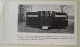 Transport Utilitaire - USA Jail Remorque Fourgon Cellulaire Américaine  - Coupure De Presse De 1917 - Camion