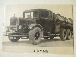 Transport Utilitaire - Camion Citerne UNIC - Coupure De Presse De 1932 - LKW