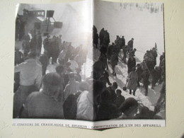 Transport Utilitaire - Briançon - Nouveau Camion Chasse Neige à Balais Rotatifs  - Coupure De Presse De 1936 - Vrachtwagens