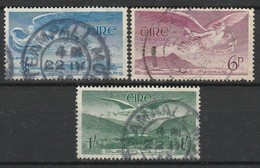 IRLANDE POSTE AERIENNE 1948-65 YT N° 2, 3 Et 5 Obl. - Luftpost