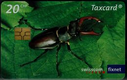 SWITZERLAND 2009 PHONECARD INSECTS TAXCARD USED VF!! - Autres & Non Classés