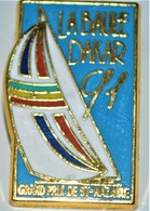 Rare Pin's La Baule-Dakar 1991 Grand Prix à La Voile De St-Nazaire - Sailing, Yachting