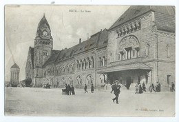 3563 Metz La Gare Ed Forissier Curiosité Timbre Néerlandais Nderland Dieren 1920 Taxe Rahuys - Metz