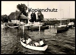 ALTE POSTKARTE OSTSEEBAD ZINNOWITZ AM ACHTERWASSER BOOTE BOOT USEDOM Cpa Postcard AK Ansichtskarte Boat - Zinnowitz