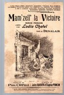 Partition "petit Format"  MAM'ZELL' LA VICTOIRE (ill Léandre) 1917    (MPA PF 239) - Koorzang