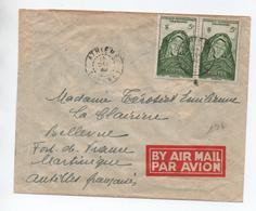 1950 - ENVELOPPE De ATHIEME (DAHOMEY / AOF) Pour FORT DE FRANCE (MARTINIQUE) - Covers & Documents