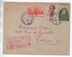1951 - ENVELOPPE Avec CACHET FOIRE EXPOSITION D'ABIDJAN (COTE D'IVOIRE / AOF) - Covers & Documents