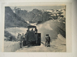 Val D'Isère - Concours De Chasse Neige - Tracteur De Neige - Coupure De Presse De 1948 - Tracteurs