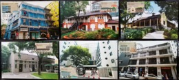 Revitalisation Of Historic Buildings In Hong Kong II 2017 Hong Kong Maximum Card MC Set (Location Postmark) (6 Cards) - Maximumkarten