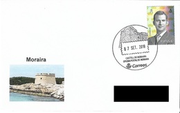 SPAIN. POSTMARK. MORAIRA. CASTLE. 2018. - Altri & Non Classificati