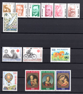 1983 - SAINT-MARIN - SAN MARINO - Unif. LOTTO - NH - (SM2017.36/37...) - Collections, Lots & Séries