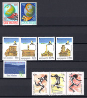 1988 - SAINT-MARIN - SAN MARINO - Unif. LOTTO - NH - (SM2017.38...) - Collections, Lots & Series