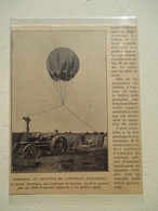 ITALIE - Tracteur Electrique Alimenté Par Câble Aérien - Invention Mazza Fra & Bolledi - Coupure De Presse De 1928 - Tracteurs