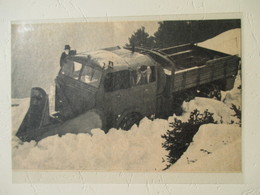 Camion Chasse-Neige  Berliet    - Coupure De Presse De 1956 - Camiones