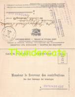 CPA  CARTE POSTALE DE SERVICE DIENS POSTKAART OOSTEND OSTENDE 1914 GOFFIN - Zonder Portkosten