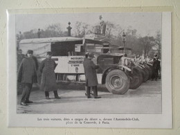 Paris - Départ Du Raid Transafricain  (Cie Lilloise)  En Camion Peugeot Diesel  - Coupure De Presse De 1931 - Camions