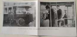 Paris - Nouvel Autobus RATP à Pointage Automatique Sans Receveur   - Coupure De Presse De 1931 - Camiones
