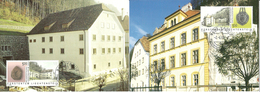 Liechtenstein 2003 Reopening Of The Liechtenstein State Museum, Vaduz, Mi 1319-1320  Maximum Cards FDC - Storia Postale