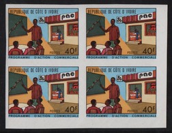 Cote D Ivoire - N°352 Non Dentele ** - Programme D Action Commerciale - Bloc De 4 - Côte D'Ivoire (1960-...)