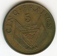 Rwanda 5 Francs 1974 KM 13 - Rwanda