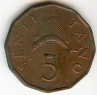 Tanzanie Tanzania 5 Senti 1982 UNC KM 1 - Tanzanía