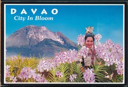 °°° 20518 - PHILIPPINES - DAVAO - CITY IN BLOOM - 2004 With Stamps °°° - Filippine