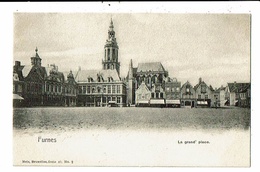 CPA-Carte Postale-Belgique-Furnes- La Grand Place  Au  Début 1900 VMO14660 - Veurne