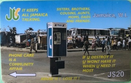 JAMAÏQUE  -  Phonecard  - Abuse It ! Lose It !  -  J $ 20 - Giamaica