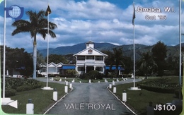 JAMAÏQUE  -  Phonecard  - Vale Royal  -  J $ 100 - Jamaica