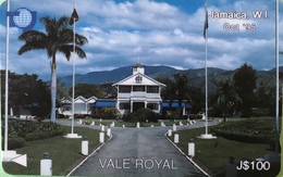 JAMAÏQUE  -  Phonecard  - Vale Royal  -  J $ 100 - Jamaïque