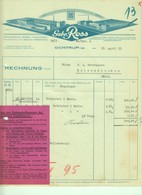 OCHTRUP Westfalen Rechnung 1935 Deko " Gebr.Ross - Leinenweberei Spezialität Bettücher Nameneinwebung " - Textile & Clothing