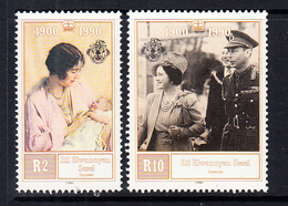 1990 Seychelles Zil Elwannyen Sesel Queen Mother Birthday JOINT ISSUE  Complete Set Of 2 MNH - Seychelles (1976-...)
