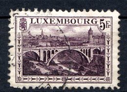 LUXEMBOURG - 1921-22 - N° 134 - 5 F. Brun-violet - (Forges D'Esch-sur-Alzette) - 1907-24 Abzeichen
