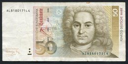 50 Dm / Deutsche Mark / Bundesbanknote 1-8-1991 (AL) - See The 2 Scans For Condition.(Originalscan ) - 50 Deutsche Mark