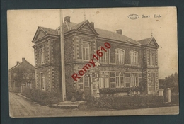 SENY. L'Ecole.  Fontaine, Panneaux De Signalisation.  2 Scans. - Tinlot