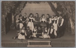 Prenzlau - S/w Gruppenbild Auf Bühne 1921 - Prenzlau