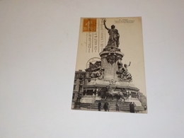CARTE POSTALE PARIS STATUE DE LA REPUBLIQUE 1930 - Statues