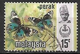 PERAK    -    Sultan  /   Papillons.  Oblitéré . - Perak
